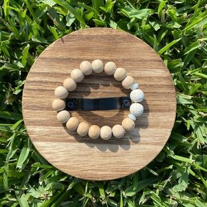 beaded diffuser bracelet